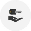 Chevrolet premium care :  pick-up service icon