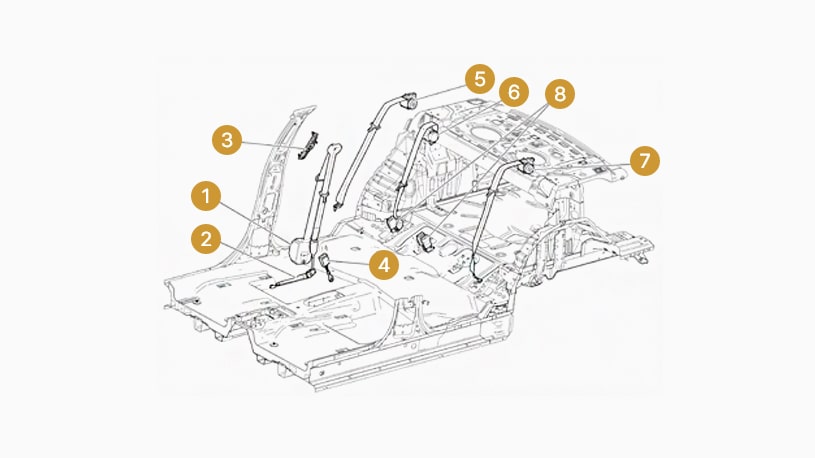 Seatbelt component