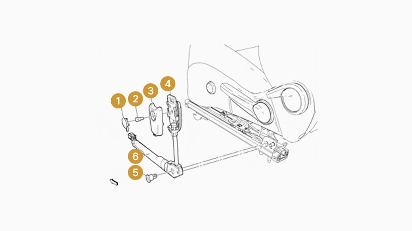 Seatbelt tensioner exchange