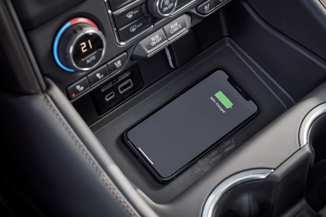 2022 Chevrolet tahoe Photography: Smartphone Wireless Charging System